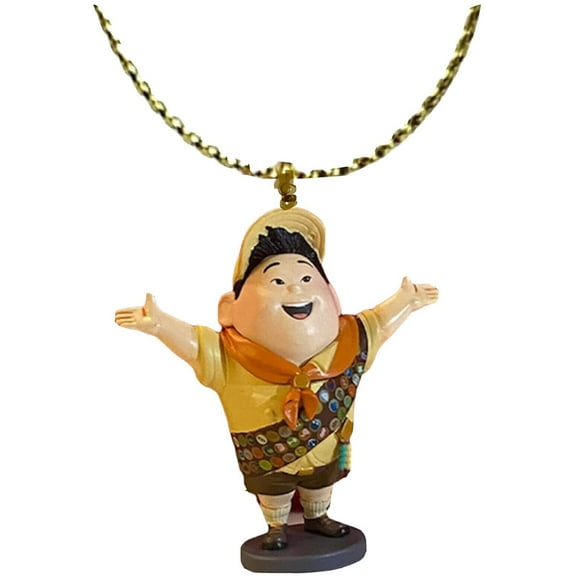 UP Movie Explorer Russell PVC Ornament 3" Figure Figurine Collectible New