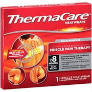 6 Pack ThermaCare Heat Wraps Advanced Muscle Pain Therapy 8 Hours of Relief