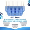 thumbnail image 3 of Bucchelli 10MM 3/8" Cut Wide Clipper Guard Attachment for A5 Type Blade | Stainless Steel Blade for Professional Groomers and Stylist | Snap-On/Off Design, 3 of 6