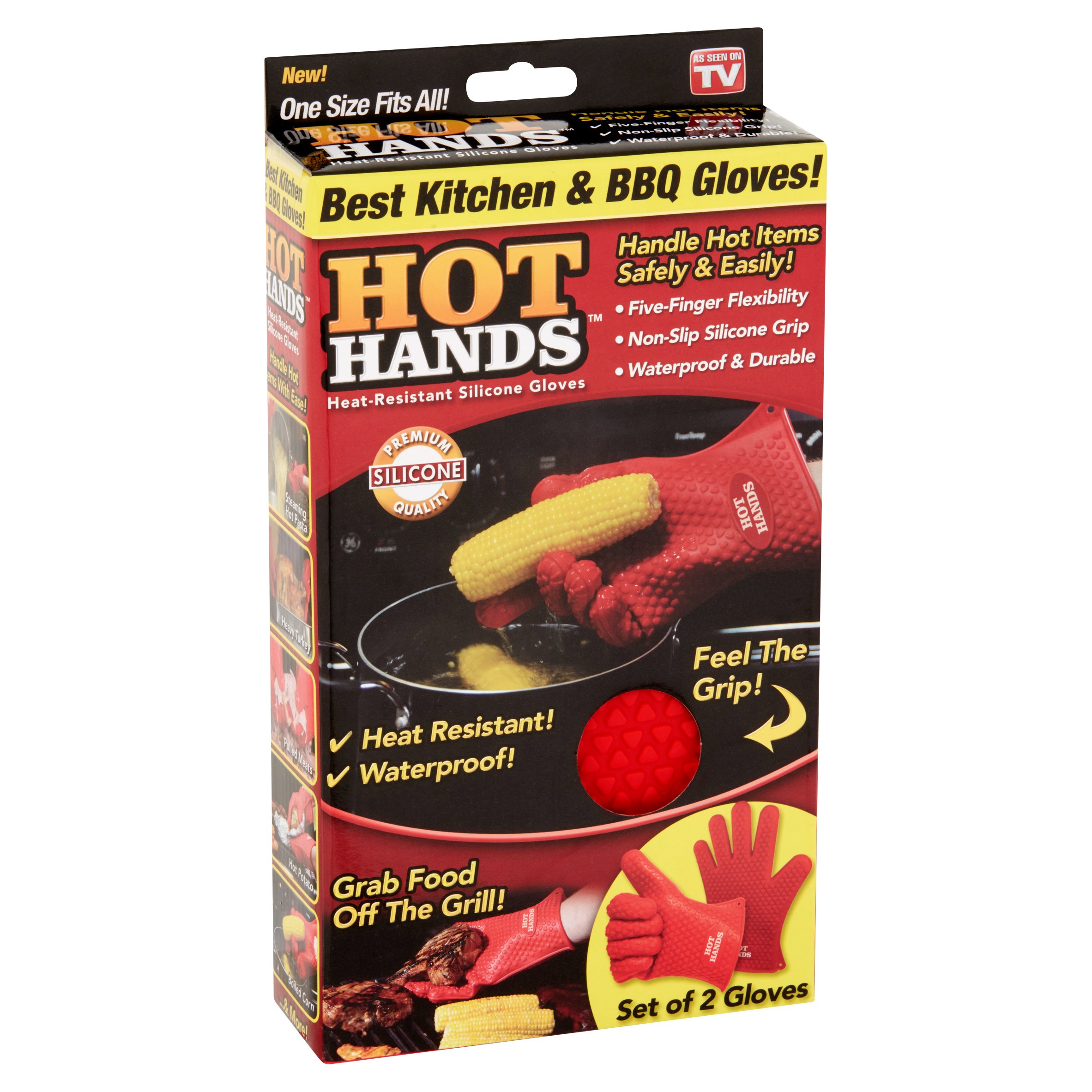 Hot Hands Heat-Resistant Silicone Gloves - image 2 of 5