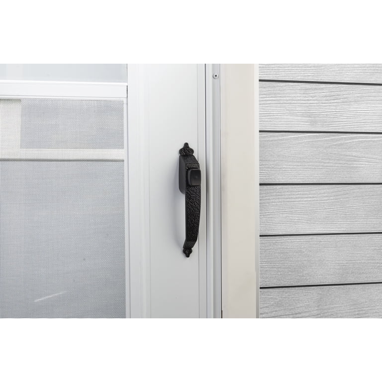 Wright Products Steel Colonial Push Button Door Latch, Black photo 5