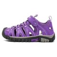 thumbnail image 2 of Sandalias deportivas HOBIBEAR para niñas, exteriores, punta cerrada, morado/gris, 2 of 6