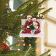 thumbnail image 5 of Moocorvic Personalized Ornaments Christmas Family Baby Reading Commemorative Ornament for Christmas Tree Pendant Gifts, 5 of 6