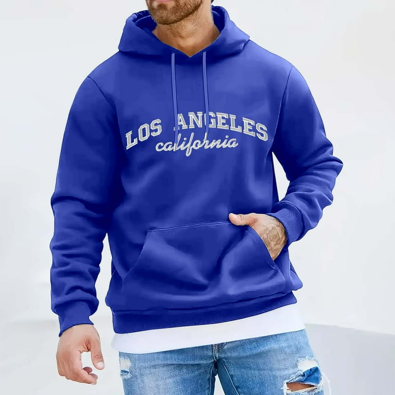 Men's modern casual printed color long sleeve sweatshirt sale