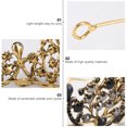 thumbnail image 3 of 1 Pce Couronne Vintage Style Baroque Coiffe de Mariage (Noir), 3 of 8