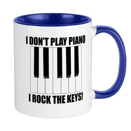 

CafePress - I Rock The Keys Mugs - Ceramic Coffee Tea Novelty Mug Cup 11 oz