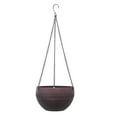 thumbnail image 1 of ZheElen 2piece Stylish And Practical Hanging Flower Pots For Indoor And Outdoor coffee 1Set, 1 of 6