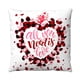 thumbnail image 2 of Fiudx Funda de Almohada de San Valentín, Romántica Funda de Cojín de Forro Polar, Suave y Cómoda, con Un Encantador Diseño de Corazón, Ideal para Decorar El Hogar Durante Todo El Año, Regalo Perfecto, 2 of 6