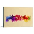 thumbnail image 1 of Boise, Idaho, Skyline Abstract, (12x18 Wrapped Canvas, Wall Decor, Artwork), 1 of 5