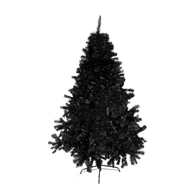 Árbol De Navidad La Merced Pino Ramas Montables Negras Altura 2.40 m Artificial Plástico Resistente