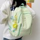 thumbnail image 5 of Mochila informal para estudiantes Mochilas escolares de estilo japonés con colgante de flores (verde) Ehuebsd Para Estrenar, 5 of 8