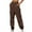 Brown, variant on Lenpel Cargo Sweatpants for Women Baggy Thermal Athletic Running Joggers with Pockets Fall Fashion Outfits