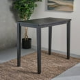 thumbnail image 4 of Roomfitters Wooden High Bar Table, Sleek Grey Finish, Ideal for Home Bar, Dining, or Kitchen Areas, Minimalist Modern Design with Sturdy Legs, Perfect for Small Spaces and Urban Interiors, 4 of 12