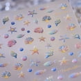thumbnail image 5 of Bottled Bagged Stars Swimming Rings Rainbow Jellyfish Bubbles Stars Summer Ocean Self Adhesive Nail Art Sticker Manicure Decal, 5 of 10