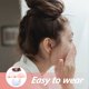 thumbnail image 3 of 4 diademas para el pelo con astas de alce, para spa, maquillaje facial, orejas de gato, 3 of 6