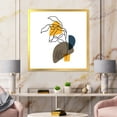 thumbnail image 3 of Designart 'Abstract Minimal Shapes Under Flowers V' Modern Framed Art Print, 3 of 4