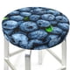 thumbnail image 3 of Balery Fresh Blueberries Fundas de asiento para taburete de bar redondo de tela de terciopelo ajustables que protegen de arañazos y manchas para sillas de 14 a 17 pulgadas.-13 inch, 3 of 7