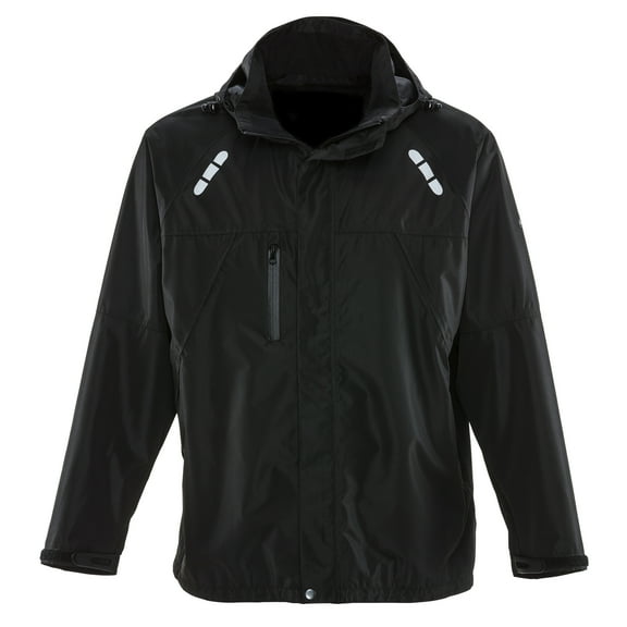 RefrigiWear Lightweight Rainwear Jacket - Waterproof, Wind-Resistant, Breathable with Detachable Hood