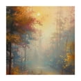 thumbnail image 4 of WYYP Deer Forest Sunset Square Tablecloth for Picnic Dining Kitchen Farmhouse 100% Polyester Fiber 36*36, 4 of 8