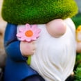 thumbnail image 4 of Adorno de estatua Gnome Dwarf Estatua Ornamento Resina Figura decorativa para césped al aire libre (azul), 4 of 5