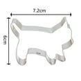 thumbnail image 2 of Cat Shaped Stainless Steel Sugarcraft Cake Cookies Baking Cutter Mould Pizza Pan Holder Rack Cookie Sheet Half Sheet Pan Small Toaster Oven Pans Non Stick Baking Sheet Rack Set First Apartment, 2 of 2