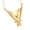 1-Gold, variant on Unique Handcrafted Floral Necklace With Small Glass Vase Charm Adjustable Chain Fashion Jewelry For Women