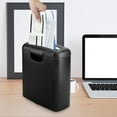 thumbnail image 5 of 6-Sheet Paper Shredder with 3 Gallon Bin, Strip-Cut Paper/CD/Card Shredder for Home Office Use, 5 of 14