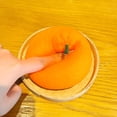 thumbnail image 4 of Juguete para exprimir el alivio del estrés de mandarina | Diseño realista de mandarina fea | Construcción de TPR suave | Alivio de la ansiedad | Fidget y Terapia Sensorial | Tamaño de bolsillo |, 4 of 5