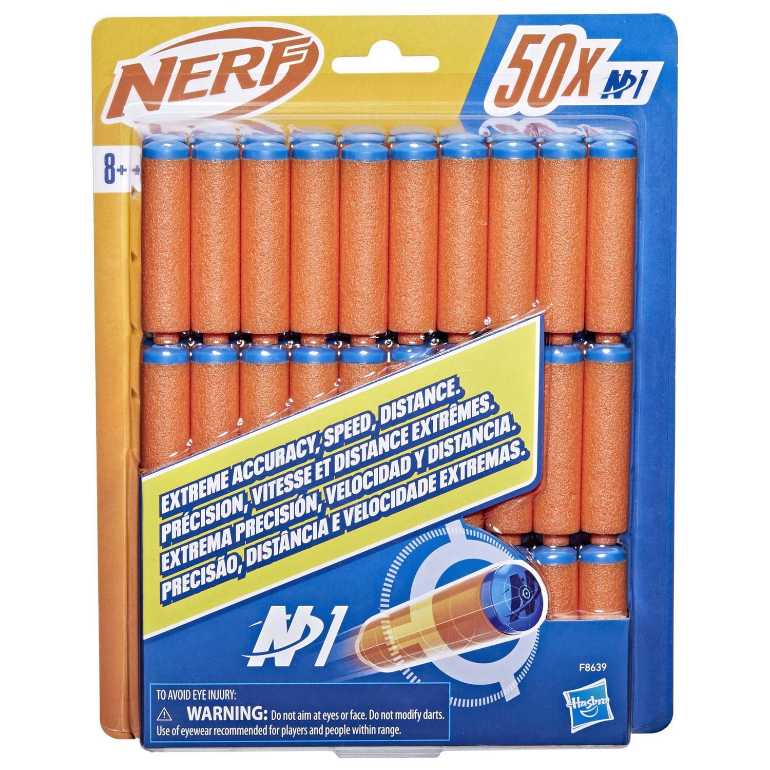 Nerf N Series N1 Darts 50x, Ages 8 and up
