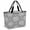 Gray, White, Silver, variant on Red Palm Tree Beach Bag for Women, Large Breathable Mesh Beach Tote Bag, Summer Botanical Tropical Tree Sandproof Lightweight Travel Bags for Vacation Picnic Swimming Pool 15.7"x15.7"x9.1"