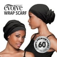 thumbnail image 5 of Evolve Wrap Scarf Black, 5 of 6