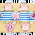 thumbnail image 6 of Pink and Rose Gold Paper Plates- 100 Pack- 50 x 7" Dessert Plates & 50 x 6.5" Napkins, Pink Paper Plate and Napkins Party Supplies for Baby Showers, Birthdays and All Occasions, 6 of 14