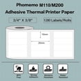 thumbnail image 4 of Etiquetas Térmicas Phomemo M110/M100/M220/M221/M108 1280 Etiquetas, 4 of 8