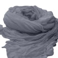 thumbnail image 6 of Hkoxplj Soft Cotton Blend Crinkle Scarf Lightweight Fashion Shawl Wrap for Women Men Summer Travel Head Scarf Versatile Breathable Solid Color Scarf Perfect for Outdoor and Daily Wear, 6 of 7