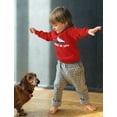 thumbnail image 4 of Tstars - Valentines Day Dump Truck Loads of Love Toddler/Kids Sweatshirt 2T Red, 4 of 7