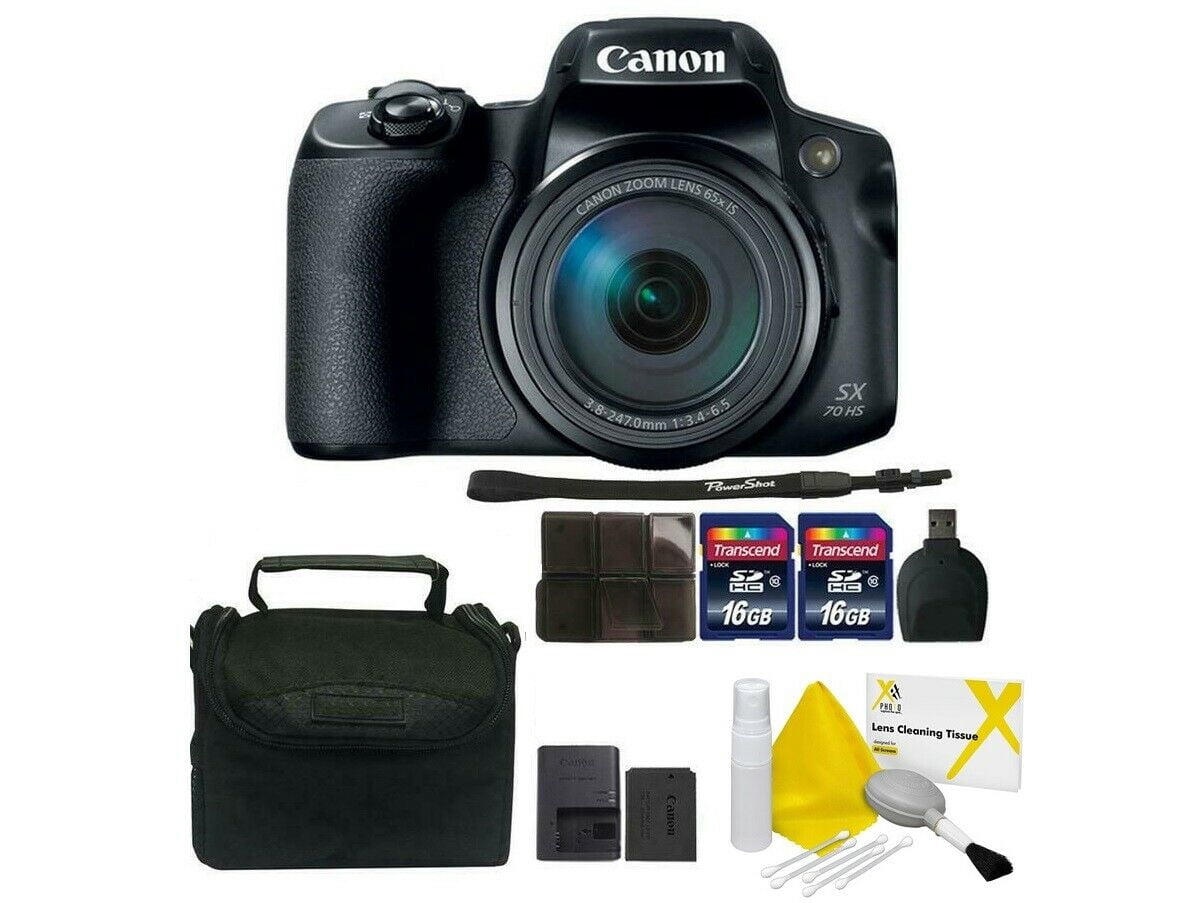 Canon PowerShot SX70 HS 4K WiFi Digital Camera Starter Accessory