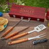 Stanford Engraved Set of Grilling Tools with Flashlight