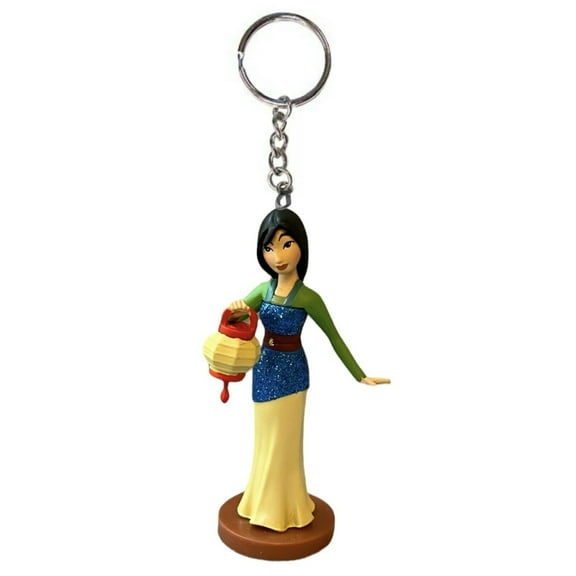Mulan Princess Lantern PVC Key Ring Keychain Figure Figurine Charm Dangler New
