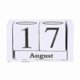 thumbnail image 1 of White Wooden Calendar for Living Room Decor, 1 of 5