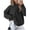 Black, variant on Cable Knit Sweaters for Women, Oversized Chunky Knitted Crewneck Pullover Long Sleeve Casual Tops, Loose Fit Fall Winter Sweater for Work, Travel, Home, Daily Wear - Cream,L