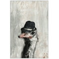 thumbnail image 2 of Mister Ostrich Floater Framed Painting Print on Canvas, 2 of 6