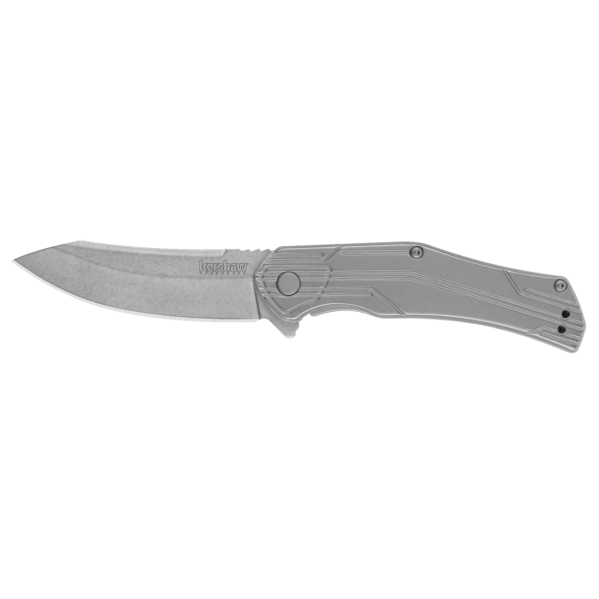 Kershaw Husker Pocket Knife, 3 inch Blade with SpeedSafe Assisted Opening, Pocketclip