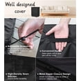 thumbnail image 6 of Luniquz Rollaway Bed Storage Cover, 33 in Folding Bed Cover, With Metal Zipper and Adjustable Drawstring, Dustproof and Waterproof, Thickened Storage Cover for Fold Up Bed, Folding Cot Bed., 6 of 7