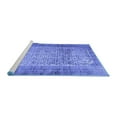 thumbnail image 2 of Ahgly Company Machine Washable Indoor Rectangle Persian Blue Bohemian Area Rugs, 3' x 5', 2 of 4