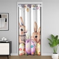 thumbnail image 1 of Erosebridal Happy Easter 01,Watercolor Rabbit Eggs 02,Animal Bedroom Decor, 1 of 5