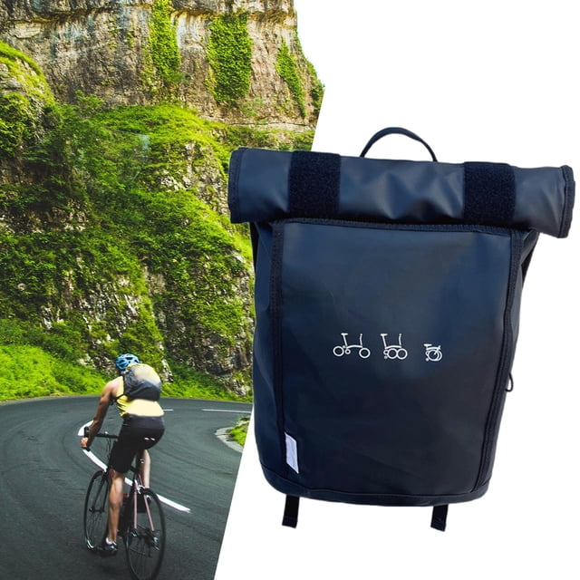 Bolsa delantera plegable impermeable Baoblaze para bicicleta portabicicletas delantero aire libre ciclismo