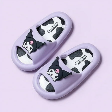 

liaozhi Kawaii Sanrio Slippers Kuromi Flip Flops Home Outdoor Slipper Hello Kitty Indoor Bathroom Women Summer Beach Anti-Sli Shoes Soft ZZ