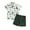Green, variant on LYMAYTER Newborn Boys Shirt Outfits 2PCS Baby Print Short Sleeve Shirt   Shorts Set for 6 M-3 T