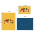 thumbnail image 3 of Clearance! 3D Christmas Greeting Cards Winter Holiday And Christmas Gifts 6.2 Inch X 8.2 Inch Cover Includes Cards Envelopes And Sticky Notes., 3 of 3