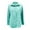 Mint Green, variant on Lixiuxyad Plus Size Colla Shirt Womens Shirts UPF 50 Sun Long Sleeve Outdoor Cool Fishing Hiking Shirt